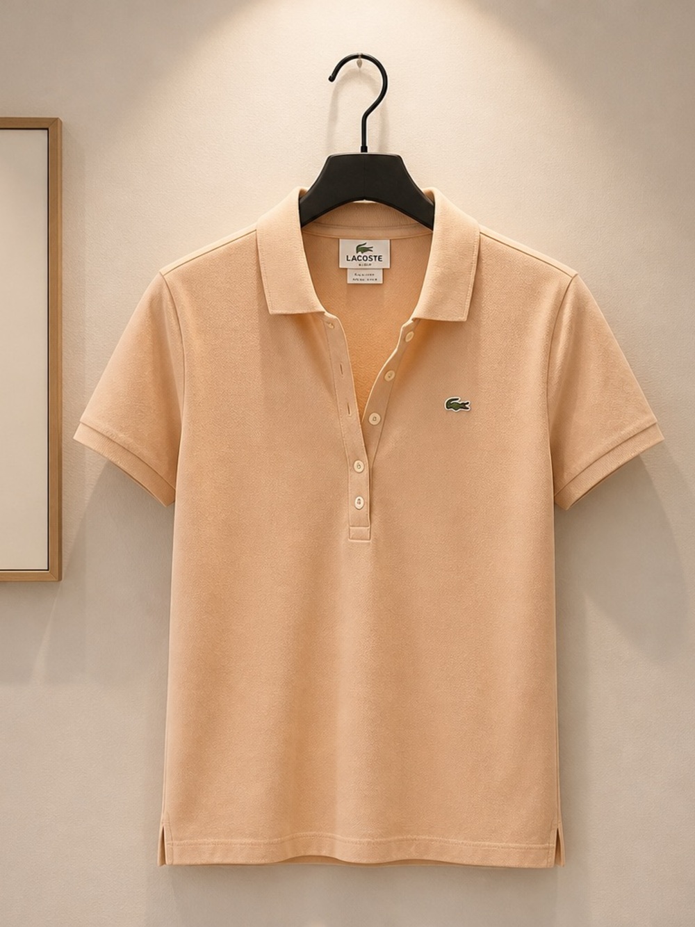 Lacoste Women’s Polo — Peach